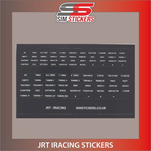 Black jrt stickers - black, car