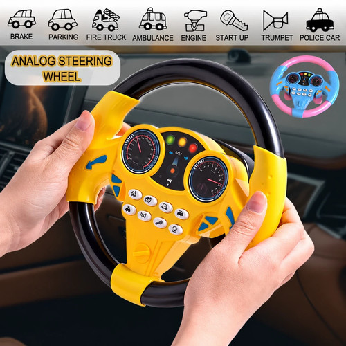 Kids steering wheel toy - steering,